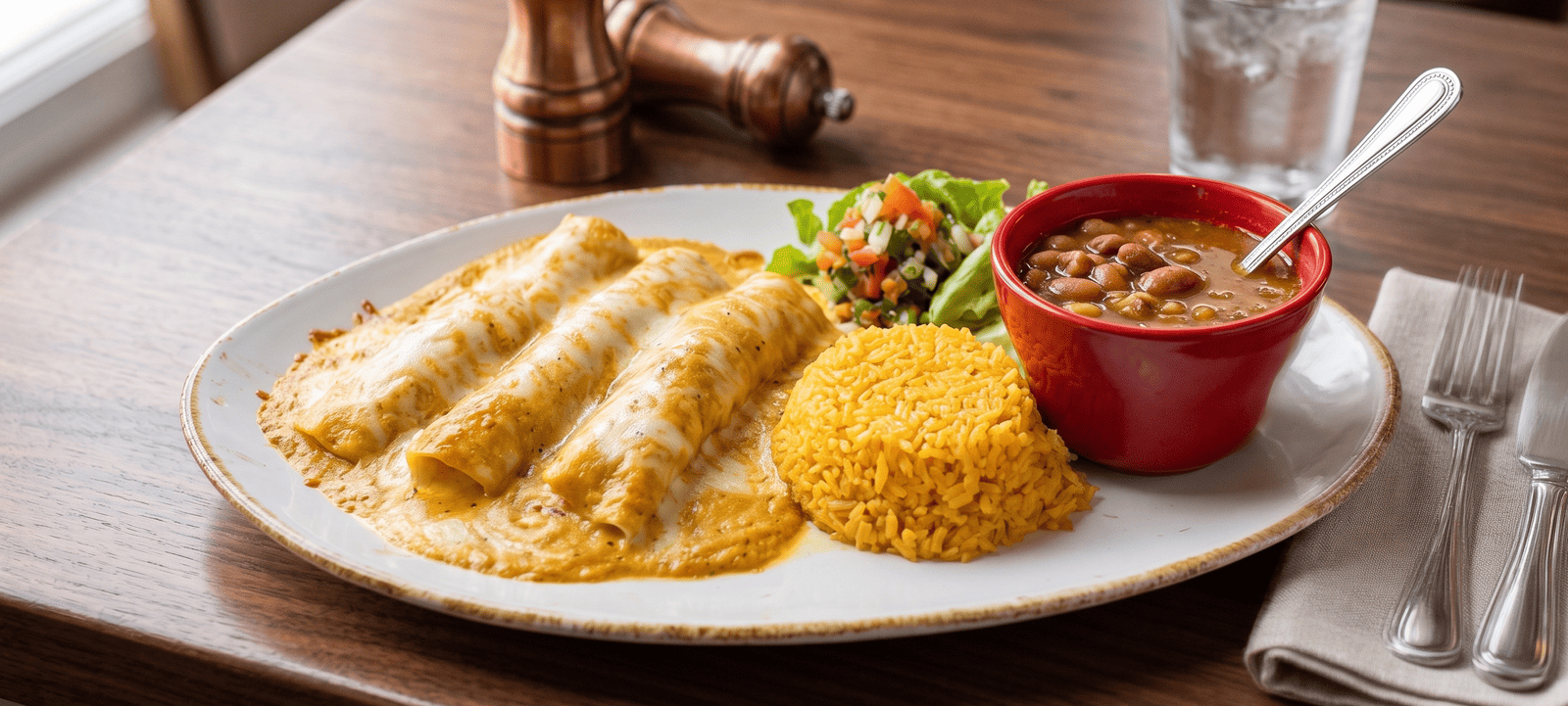Seafood Enchiladas